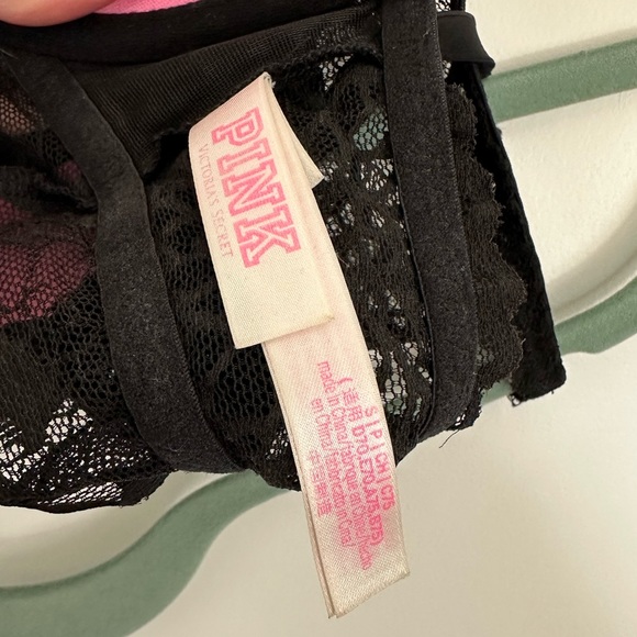 VS PINK Black Lace Bralette - Picture 6 of 6